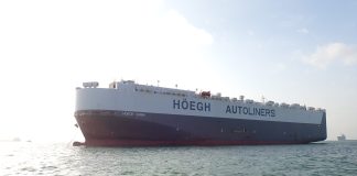 Wallenius nya fartyg Höegh Chiba döps om till Auto Way och kan komma att bära svensk flagga
